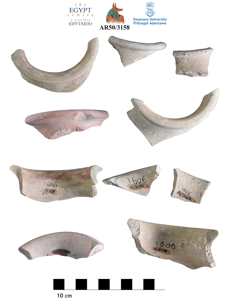 Image for: Rim sherds of pottery vessels